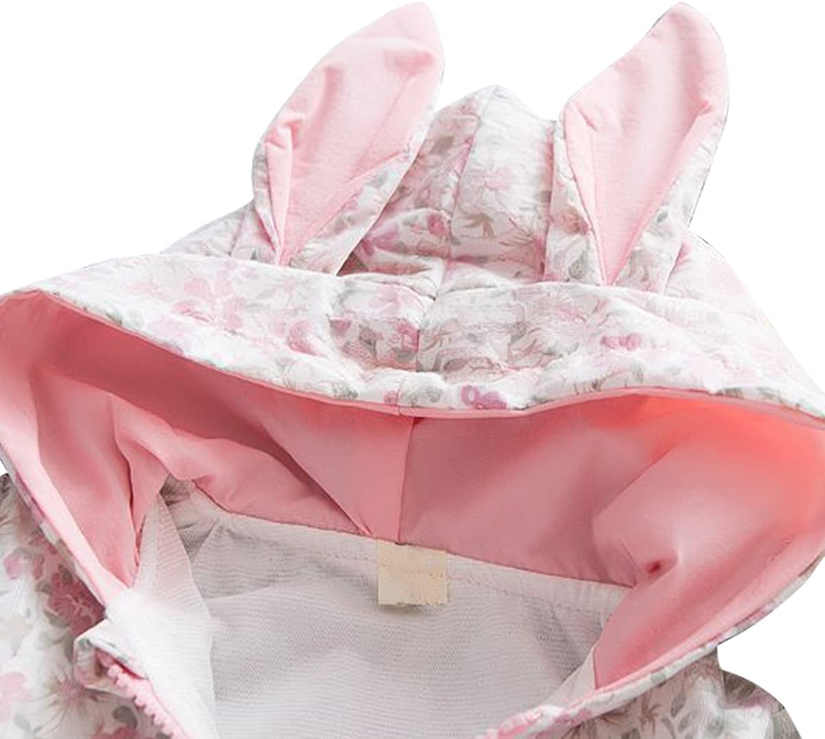 Girls Cartoon Unicorn Jackets Spring Zip Kids Hooded Flamingo Windbreaker for Toddler Pink Light Outwear - Image 4