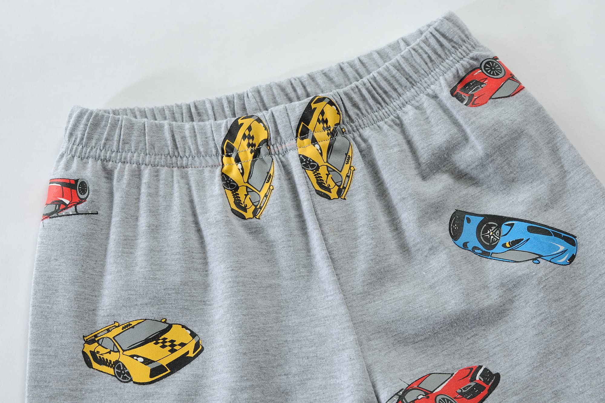 Little Hand Boy Pajamas Set Short Pjs Toddler Monster Truck Sleepwear Cotton Excavator Jammies Summer Clothes 2-7 Years - Image 6