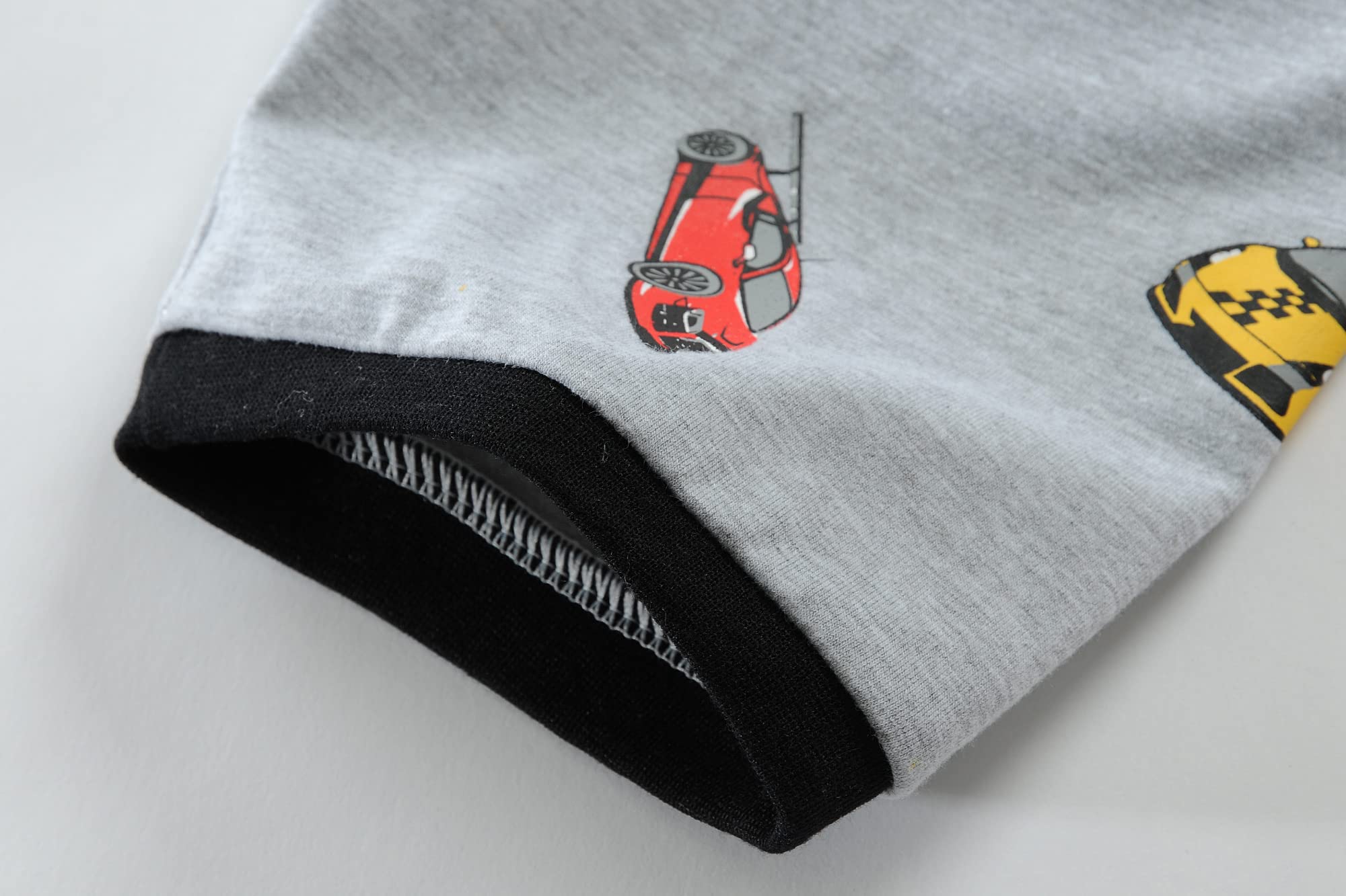 Little Hand Boy Pajamas Set Short Pjs Toddler Monster Truck Sleepwear Cotton Excavator Jammies Summer Clothes 2-7 Years - Image 7