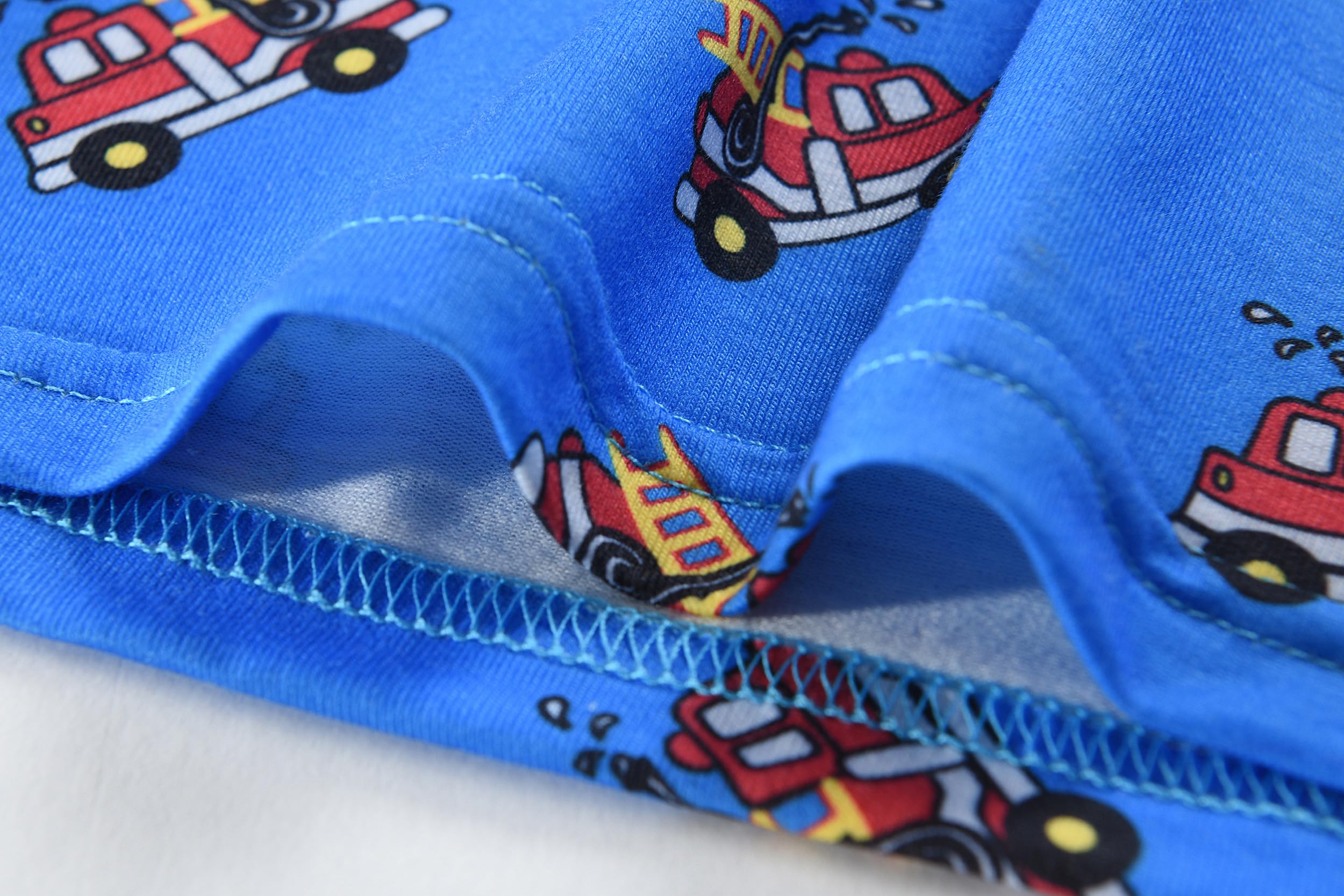 Little Hand Boys Allover Prints Pajamas 2 Pieces Long Sleeve Jammies Set Toddler Pjs Sleepwear Size 2-8 Years - Image 5