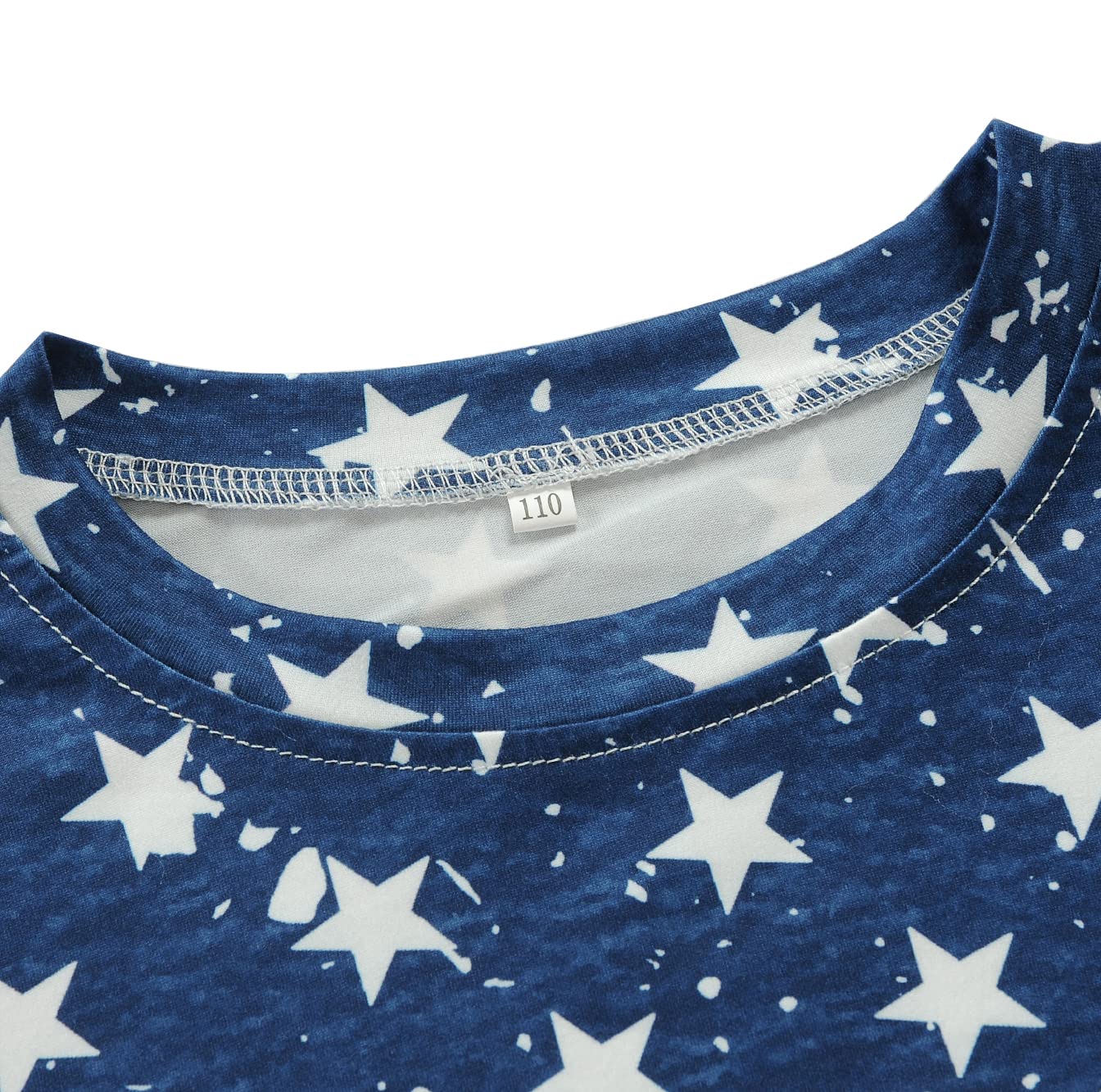 Little Hand Boys American Flag T Shirt 4th of July Independence Day Tee for Boy Patriotic Cotton Stars Stripe Top 2-10 Years - Image 4