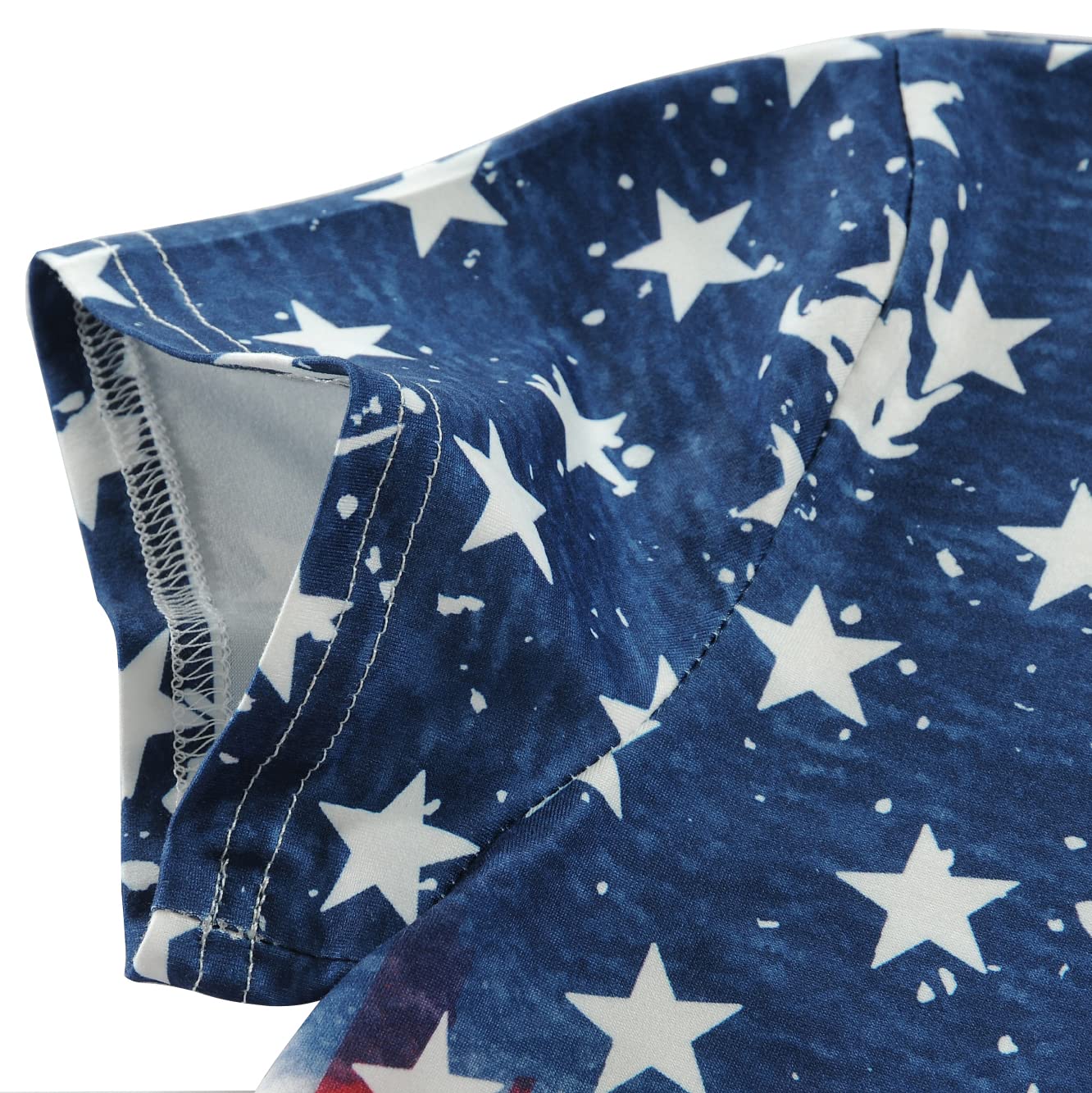 Little Hand Boys American Flag T Shirt 4th of July Independence Day Tee for Boy Patriotic Cotton Stars Stripe Top 2-10 Years - Image 5