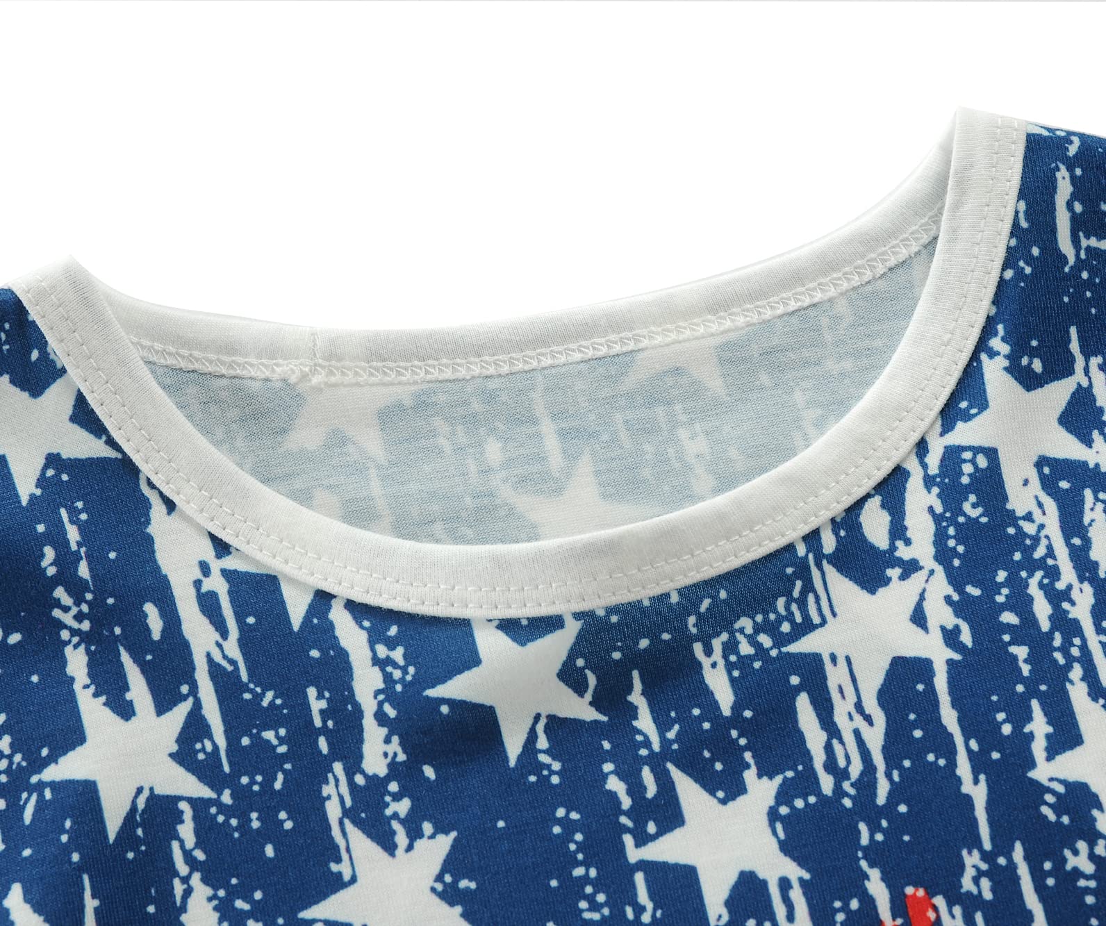 Little Hand Boys American Flag T Shirt 4th of July Independence Day Tee for Boy Patriotic Cotton Stars Stripe Top 2-10 Years - Image 5
