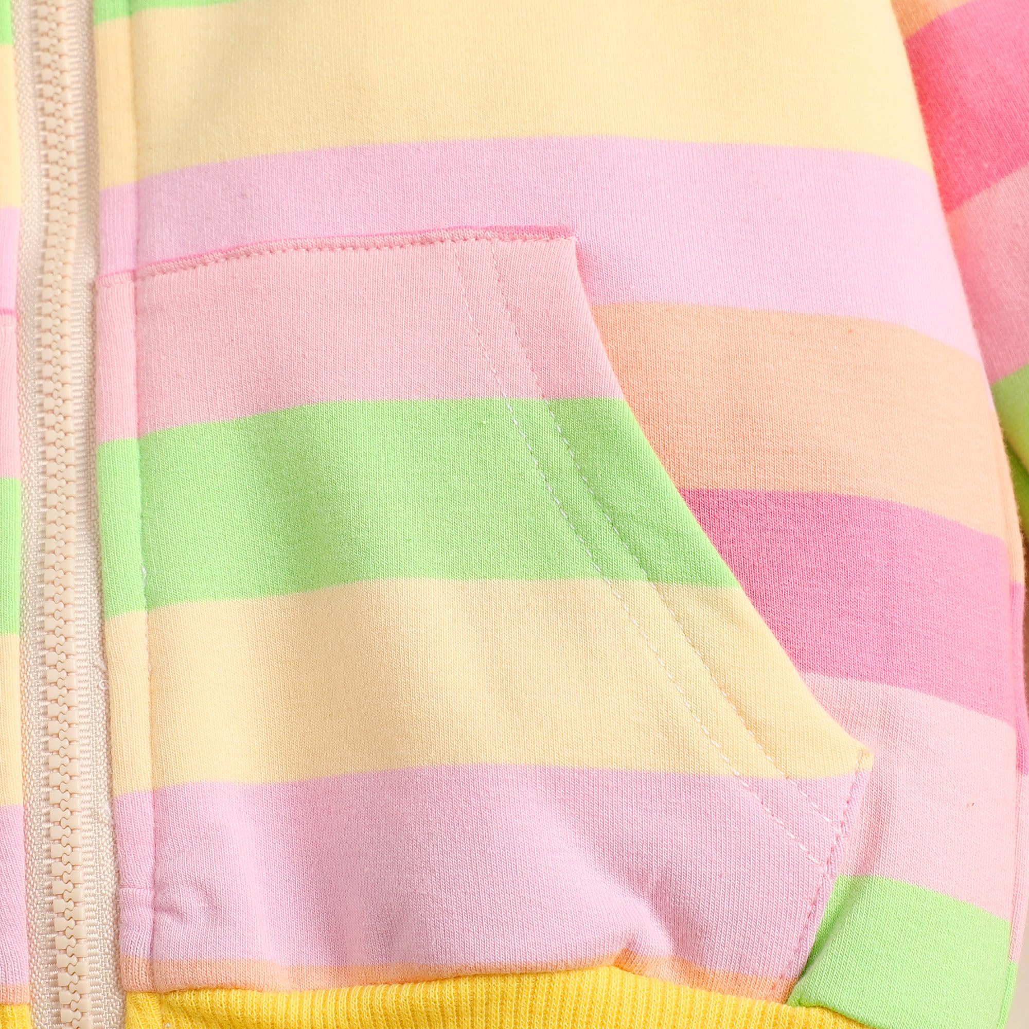 Little Hand Girls and Toddlers' Pullover Hoodies Sweatshirt Kids Cotton Zip-up Hooded Jacket for 2-7T - Image 5