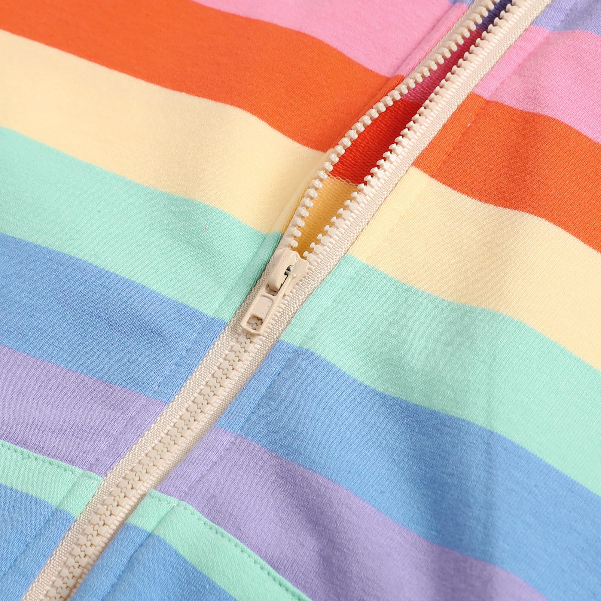 Little Hand Girls and Toddlers' Pullover Hoodies Sweatshirt Kids Cotton Zip-up Hooded Jacket for 2-7T - Image 6