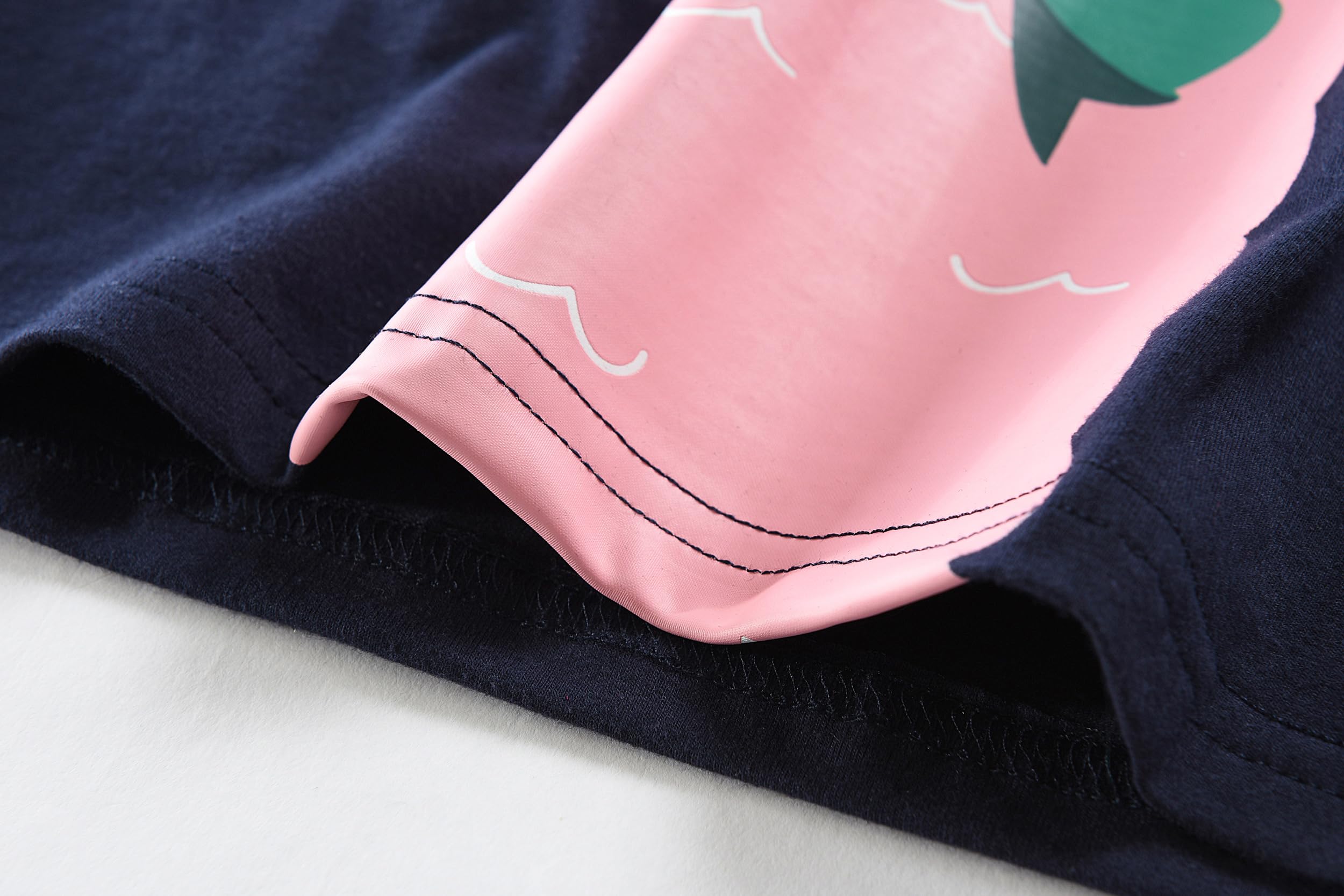 Little Hand Girls Dinosaur Pajamas Long Sleeve Unicorn Sleepwear Pajama Cute Princess Pjs for Toddler Clothes 2-7 Years - Image 4