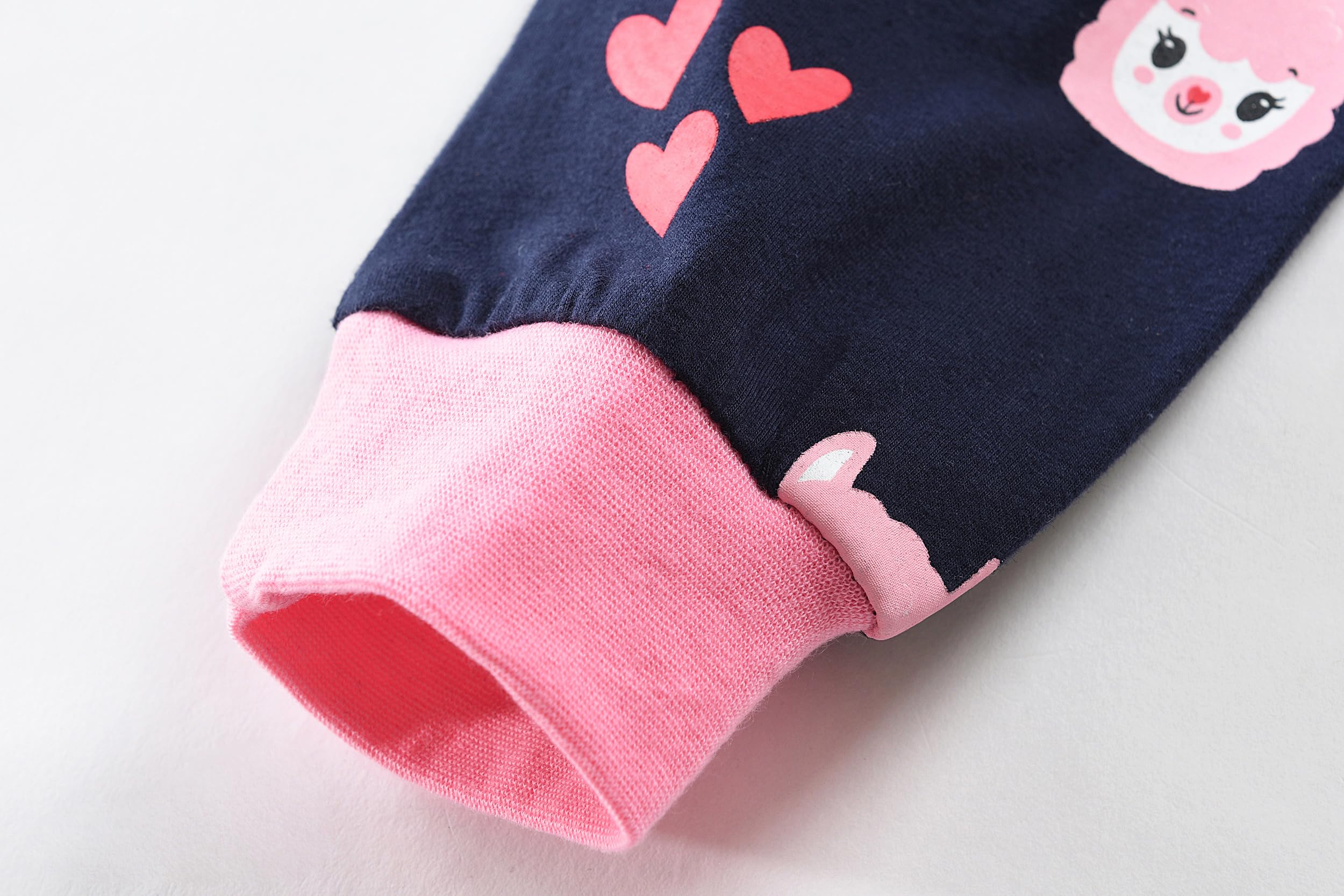 Little Hand Girls Dinosaur Pajamas Long Sleeve Unicorn Sleepwear Pajama Cute Princess Pjs for Toddler Clothes 2-7 Years - Image 6