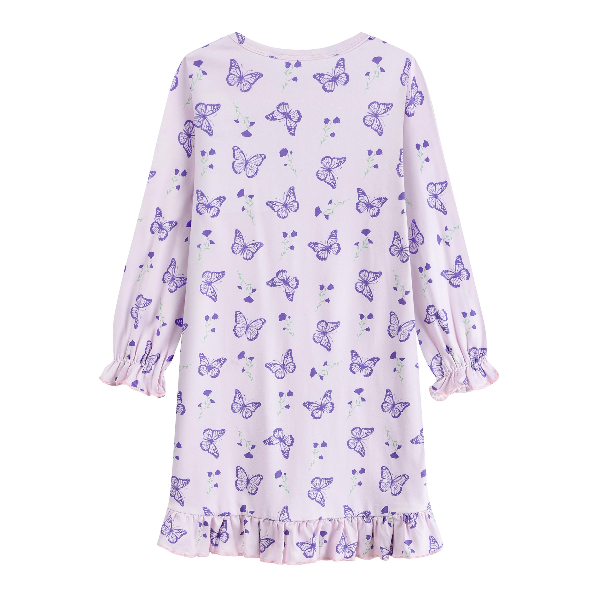 Little Hand Girls Nightie Dress Crewneck Long Sleeve Mermaid CuteDresses for Toddler Clothes 3-9 Years - Image 3