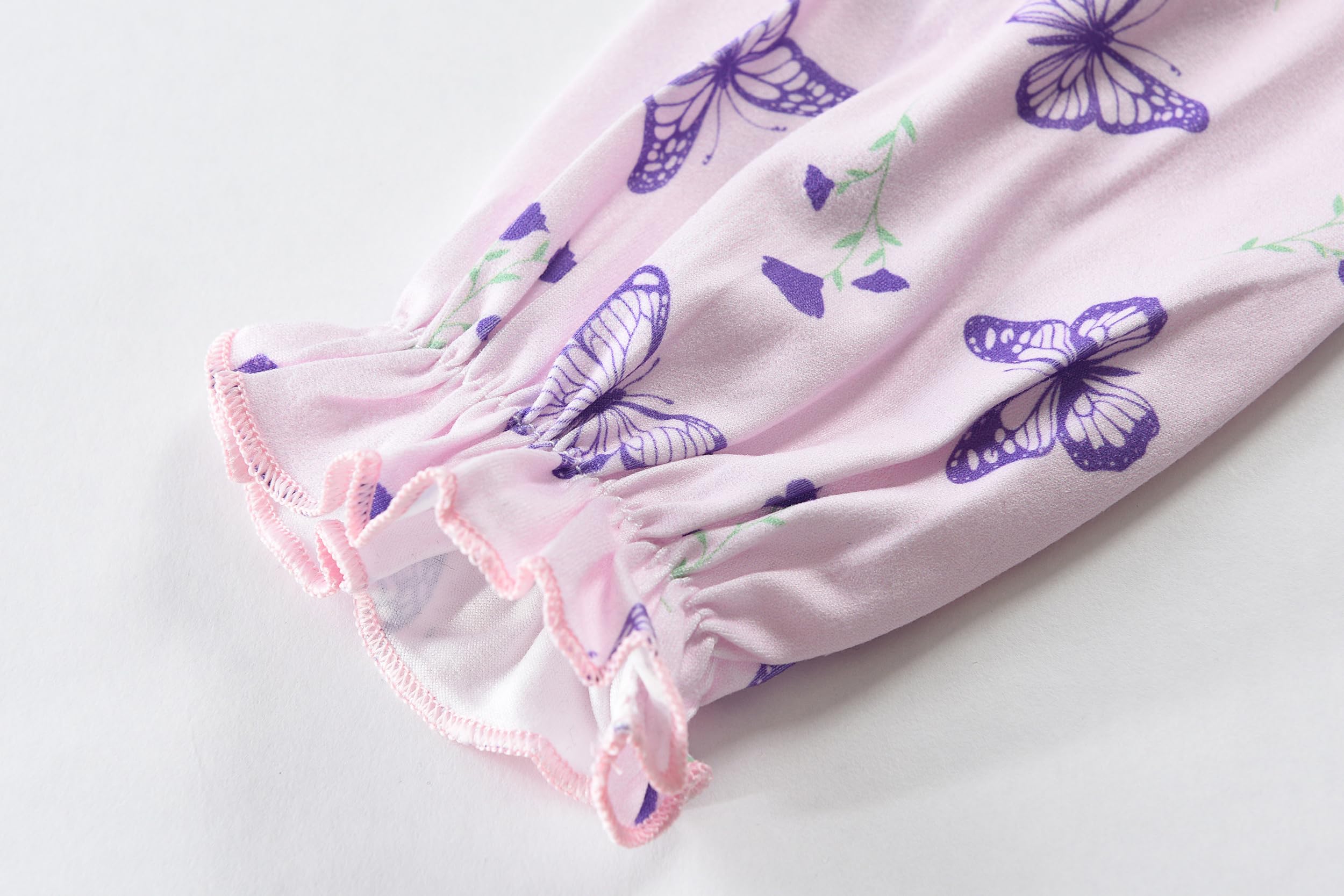 Little Hand Girls Nightie Dress Crewneck Long Sleeve Mermaid CuteDresses for Toddler Clothes 3-9 Years - Image 6