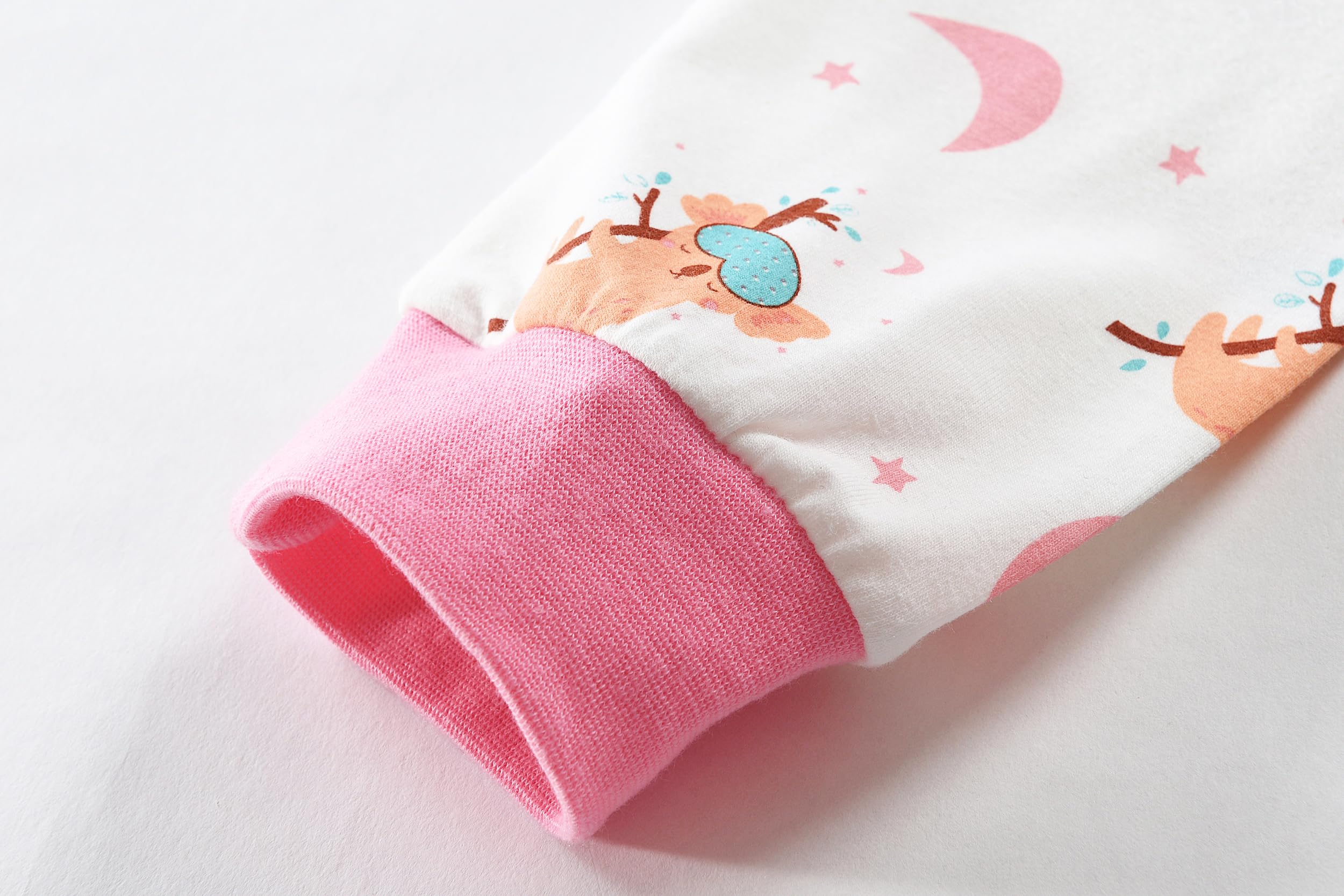 Little Hand Girls Pajamas Dinosaur Cotton Unicorn Pjs Jammies Fall Winter Long Sleeve Kids Sleepwear Sets for Size 2-7T - Image 5