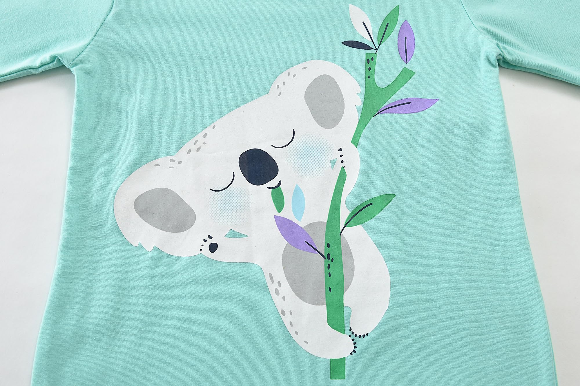 Little Hand Girls Pajamas Dinosaur Cotton Unicorn Pjs Jammies Fall Winter Long Sleeve Kids Sleepwear Sets for Size 2-7T - Image 6