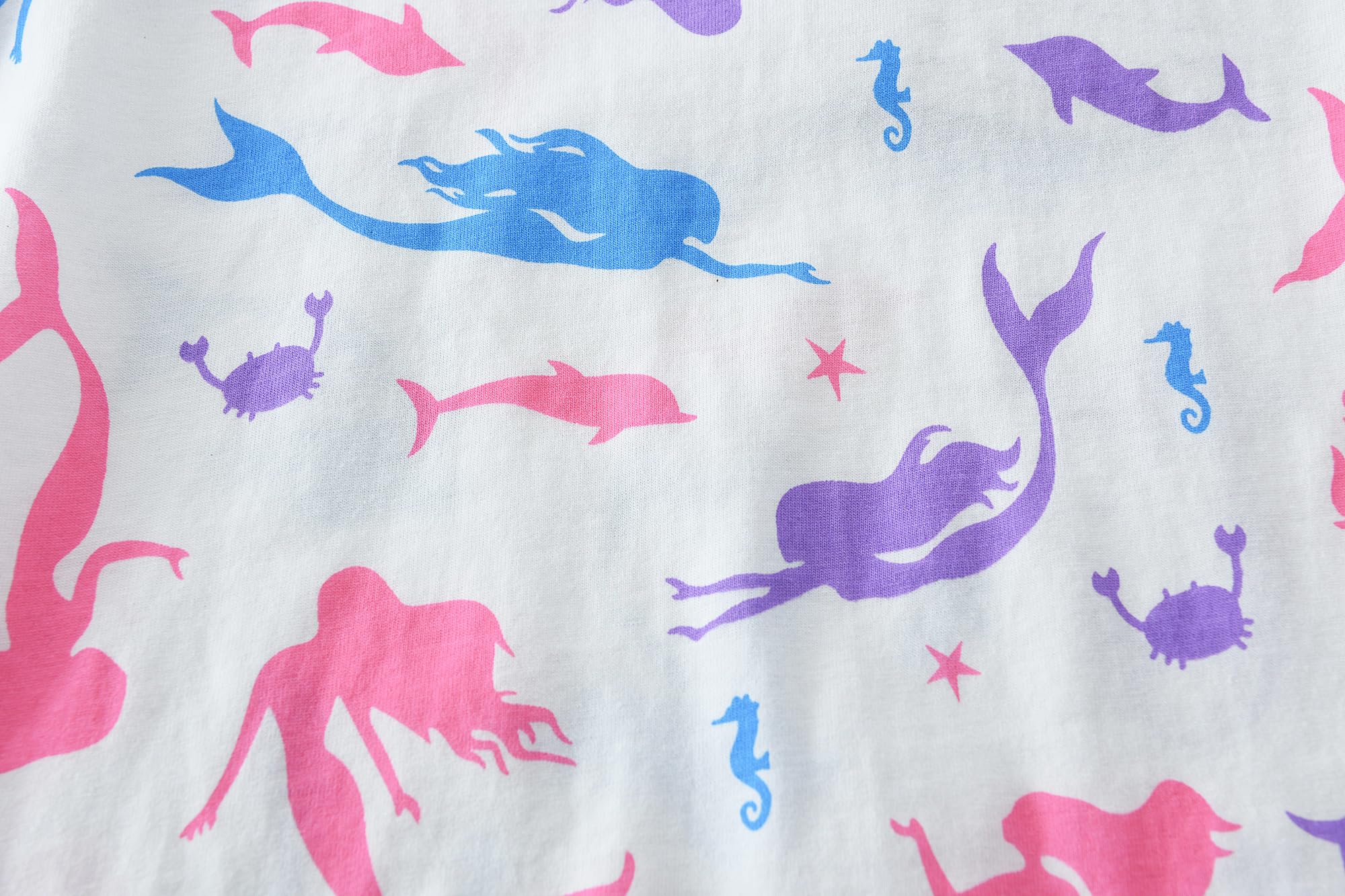 Little Hand Girls Summer Pajamas Toddler Cat Short Sets Unicorn Sleepwear for Kids 2 Piece Dinosaur Pjs Clothes 2-7 Years - Image 4