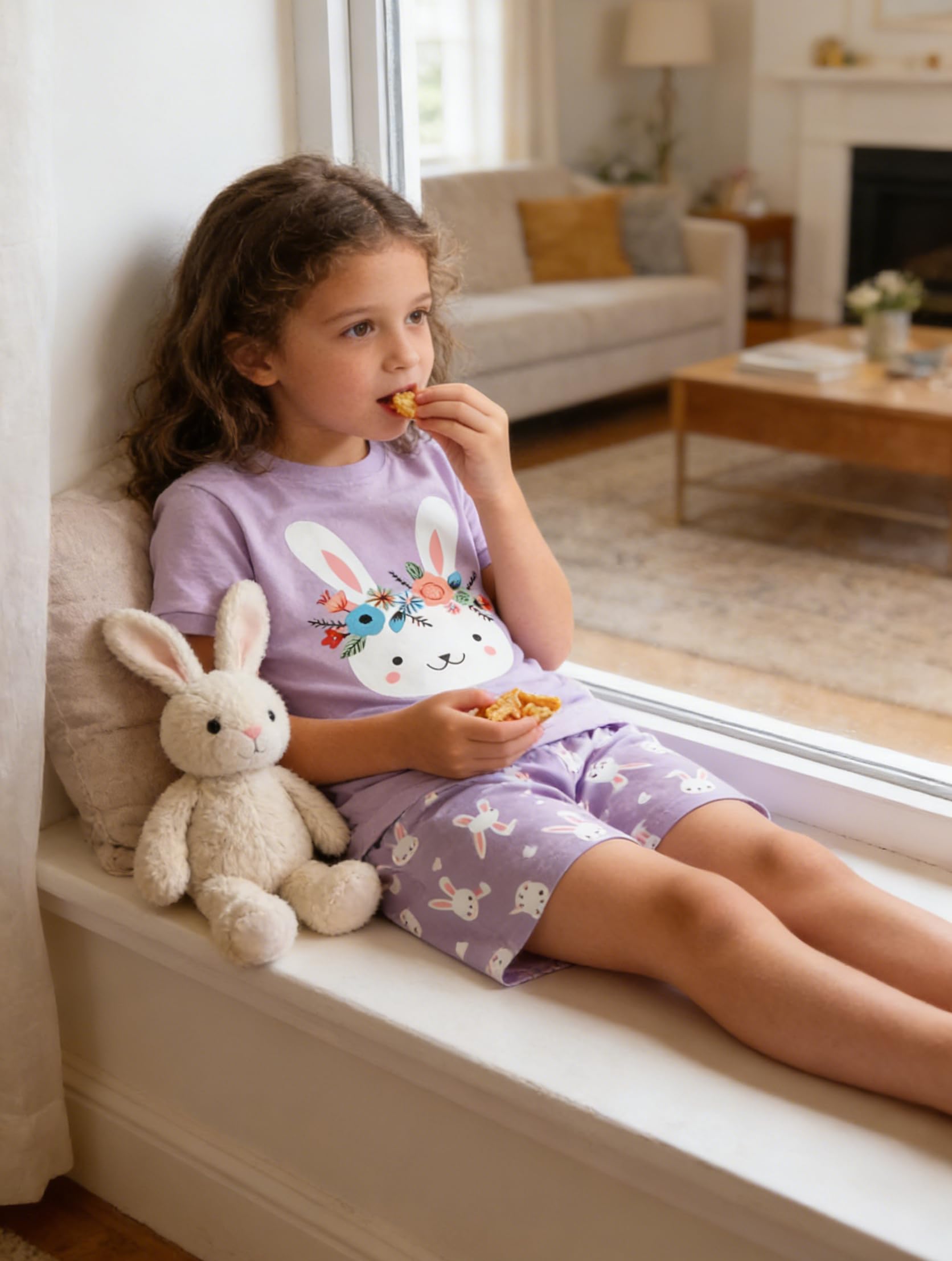 Little Hand Girls Summer Pajamas Toddler Short Sets Unicorn Sleepwear for Kids Cute Dinosaur Pjs 2 Piece Clothes 2-7 Years - Image 4