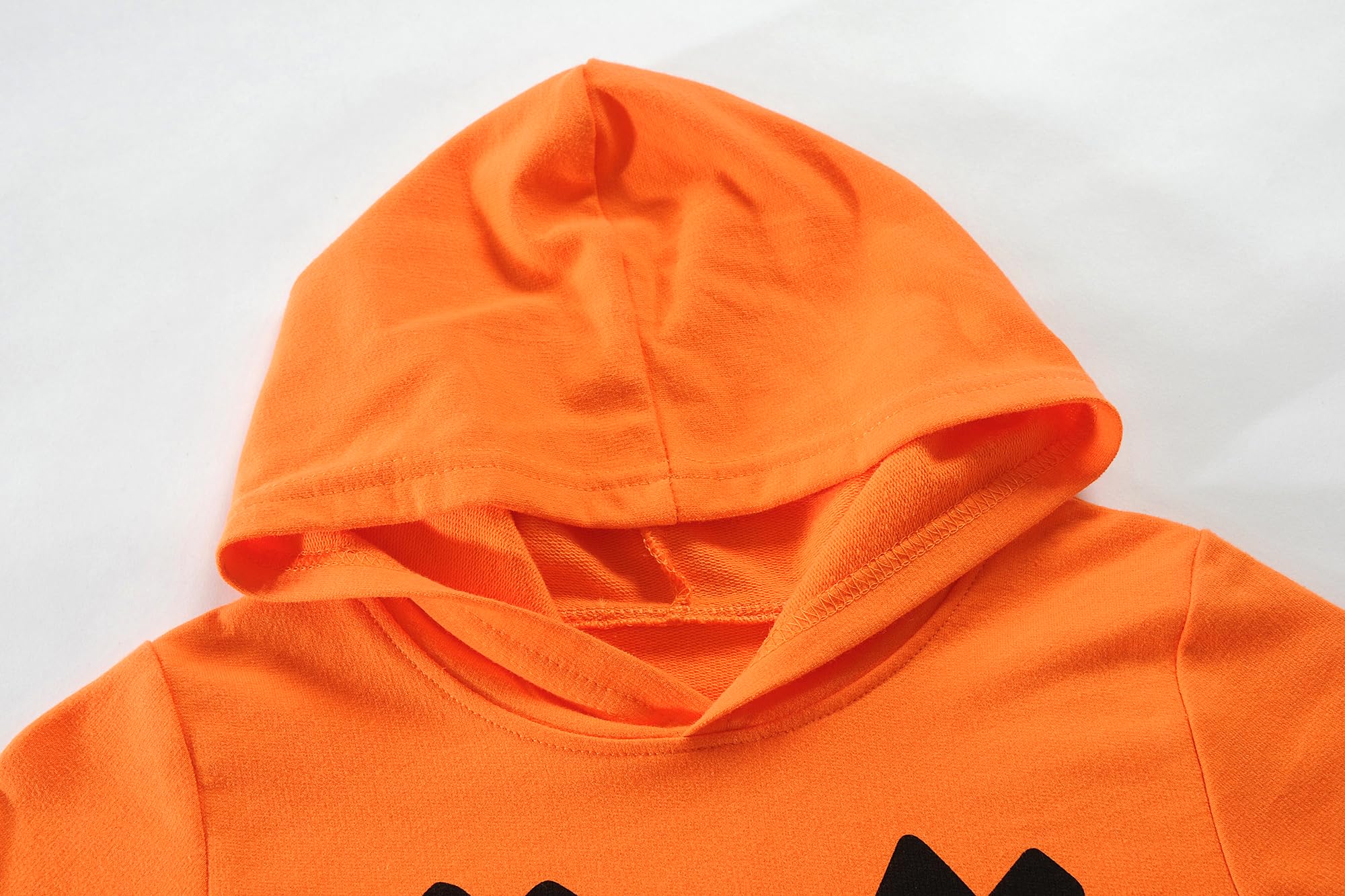 Little Hand Halloween Hoodies for Boys Glow in Dark Skeleton Ghost Bat Sweatshirt Hooded Shirt 3-10 Years - Image 4