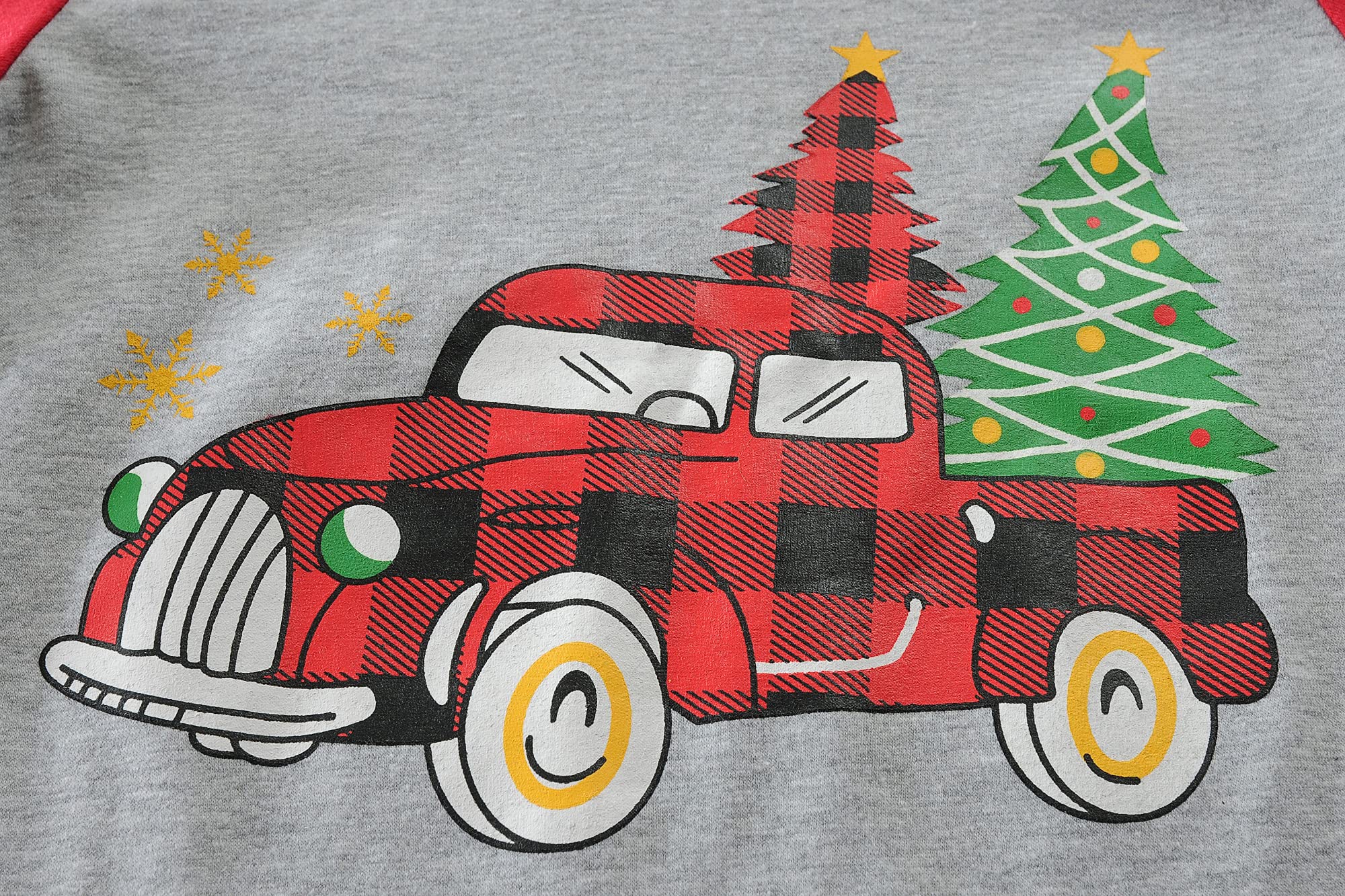 Little Hand Little Boy Long Sleeve Christmas Pajamas Set Cotton Reindeer Pjs Kids Holiday Santa Clothes for Toddler 2-7 Years - Image 3