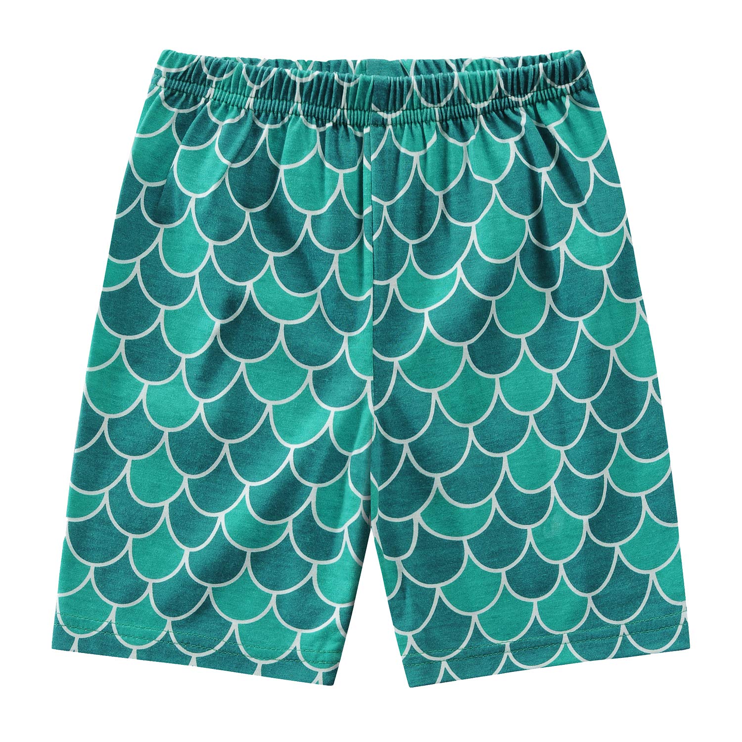 Little Hand Pajamas for Girls Dinosaur Short Sets Kids Cotton Unicorn Sleepwear Toddler Pjs Summer Clothes Shirt - Image 3