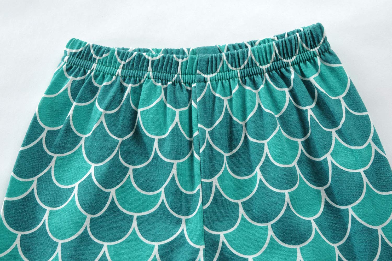 Little Hand Pajamas for Girls Dinosaur Short Sets Kids Cotton Unicorn Sleepwear Toddler Pjs Summer Clothes Shirt - Image 6