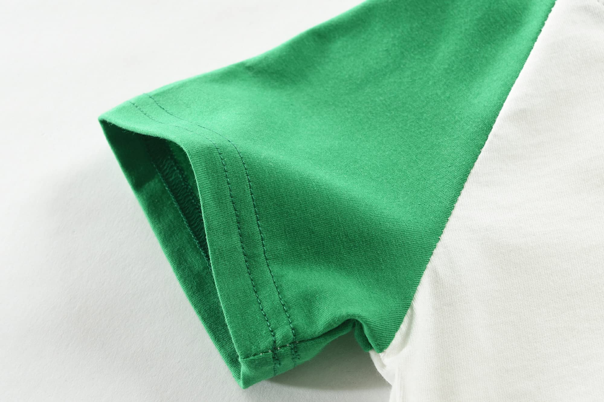 Little Hand St. Patrick's Day Shirts Clover Tees Irish Lucky Shamrock Tractor Short Sleeve Dinosaur T-Shirt for Kid 2-8 Years - Image 6