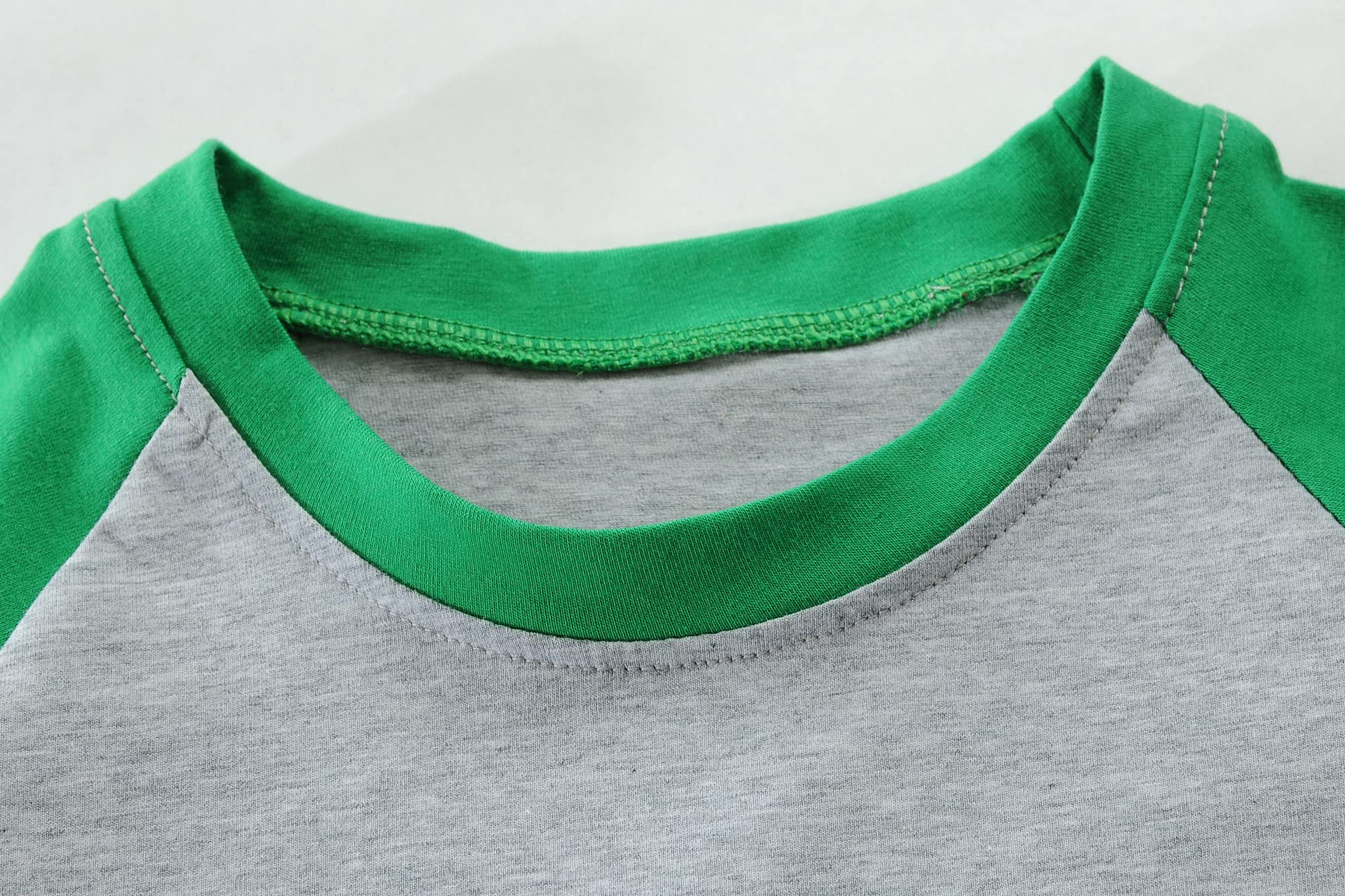 Little Hand St. Patrick's Day Shirts Clover Tees Irish Lucky Shamrock Tractor Short Sleeve Dinosaur T-Shirt for Kid 2-8 Years - Image 5