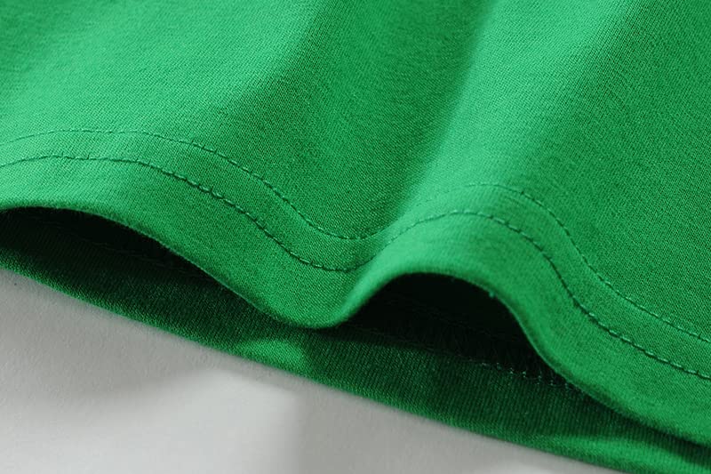 Little Hand St. Patrick's Day Shirts Clover Tees Irish Lucky Shamrock Tractor Short Sleeve Dinosaur T-Shirt for Kid 2-8 Years - Image 7