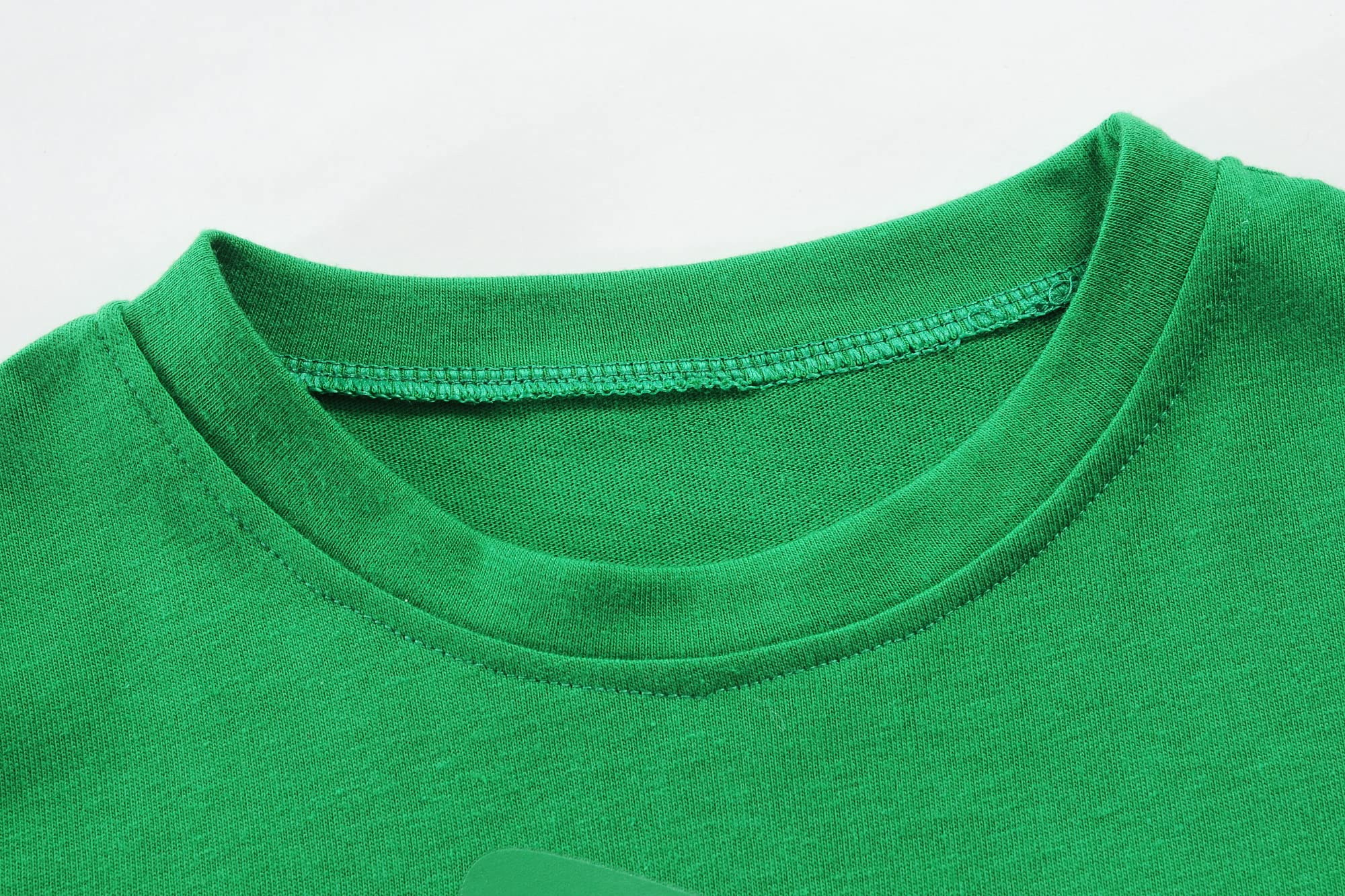 Little Hand St. Patrick's Day Shirts Clover Tees Irish Lucky Shamrock Tractor Short Sleeve Dinosaur T-Shirt for Kid 2-8 Years - Image 4