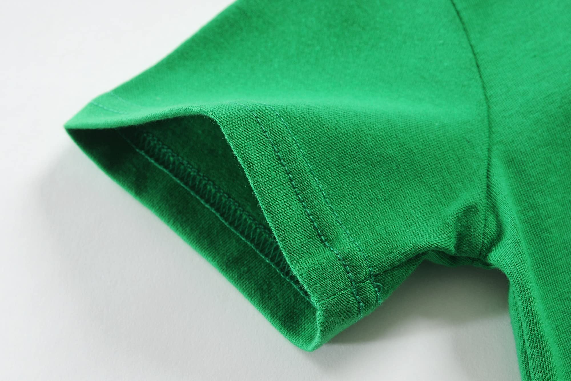 Little Hand St. Patrick's Day Shirts Clover Tees Irish Lucky Shamrock Tractor Short Sleeve Dinosaur T-Shirt for Kid 2-8 Years - Image 5