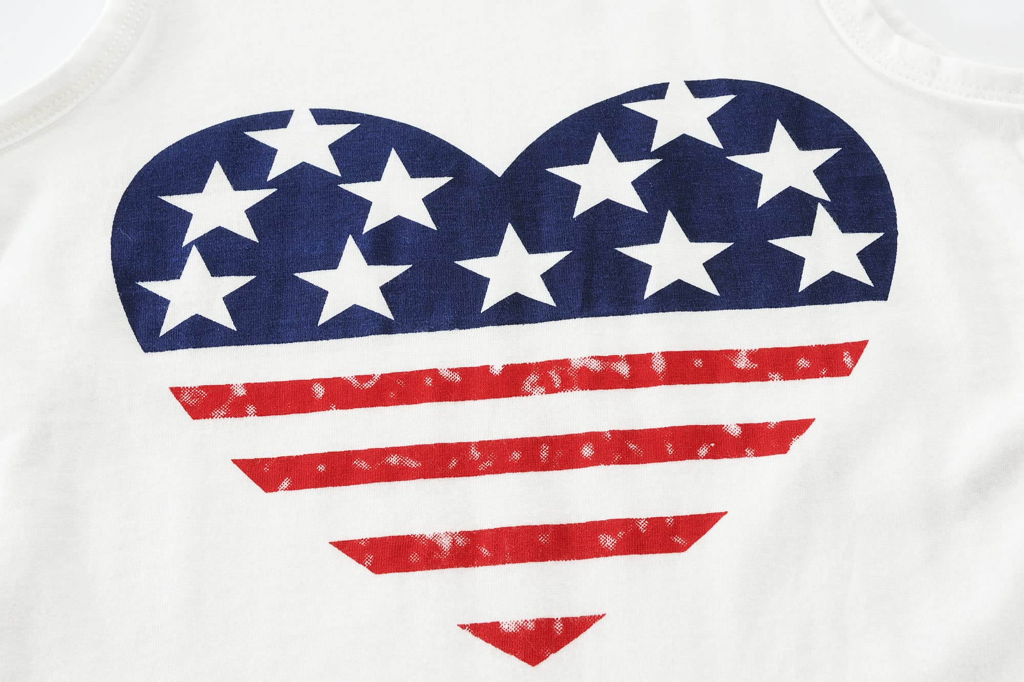 Little Hand Toddler Boys 4th of July Tank Tops Kids American Flag T-Shirts Patriotic Sleeveless Tees Summer Clothes 2-7 Years - Image 5