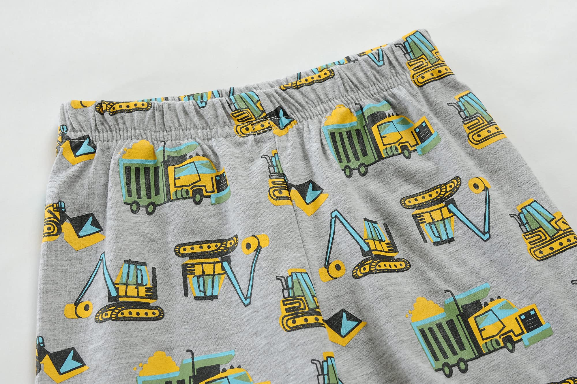 Little Hand Toddler Boys Pajamas Kids Dinosaur Summer PJS Monster Truck Children Excavator Jammies Short Sets 2-7 Years - Image 6