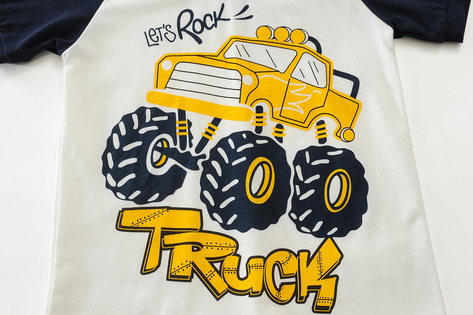 Little Hand Toddler Boys Pajamas Kids Dinosaur Summer PJS Monster Truck Children Excavator Jammies Short Sets 2-7 Years - Image 3