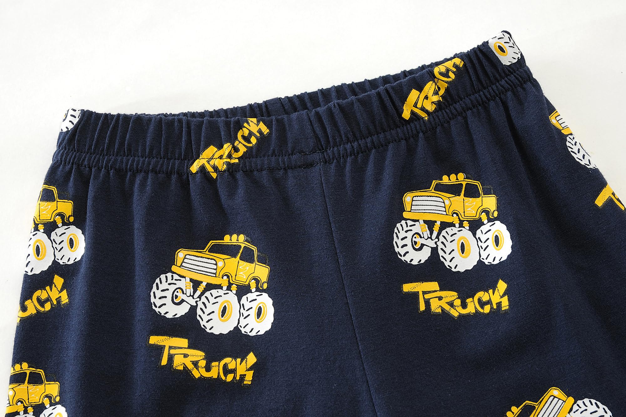 Little Hand Toddler Boys Pajamas Kids Dinosaur Summer PJS Monster Truck Children Excavator Jammies Short Sets 2-7 Years - Image 6