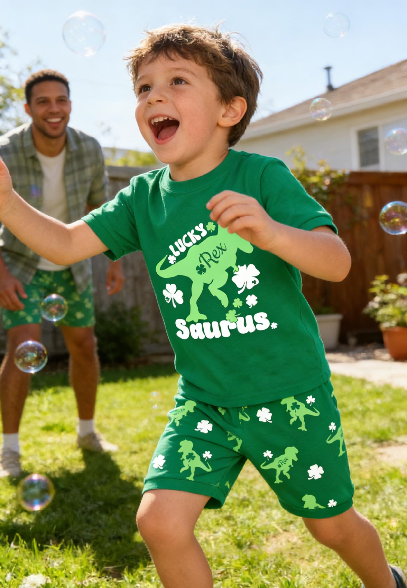 Little Hand Toddler Boys Pajamas Kids Dinosaur Summer PJS Monster Truck Boy Tractor Jammies Hockey Short Sets 2-7 Years - Image 3