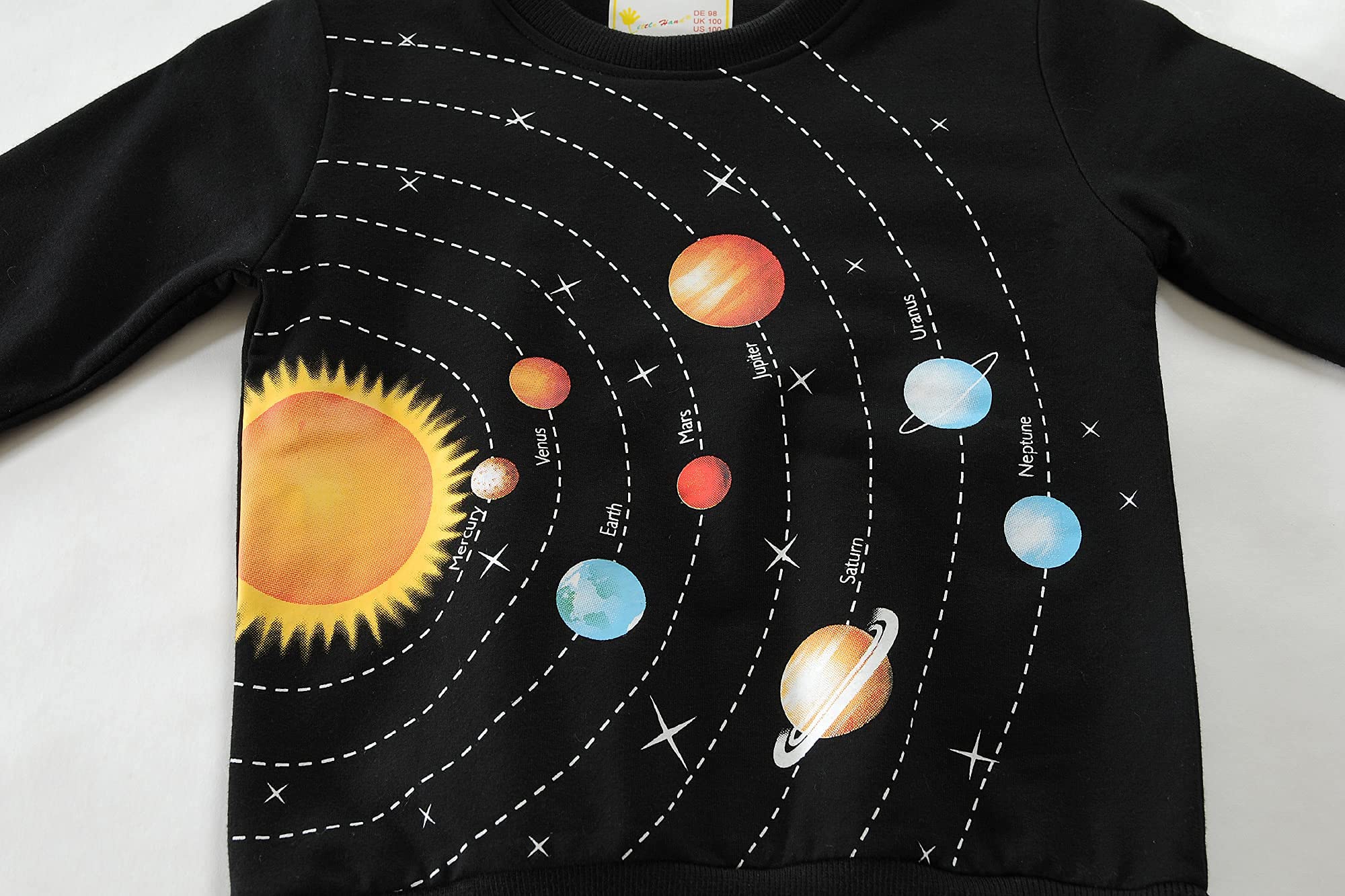 Little Hand Toddler Boys Sweatshirts Construction Truck Long Sleeve Shirts Space Planets Pullover Tractor Shirt Kid 2-7 Years - Image 3