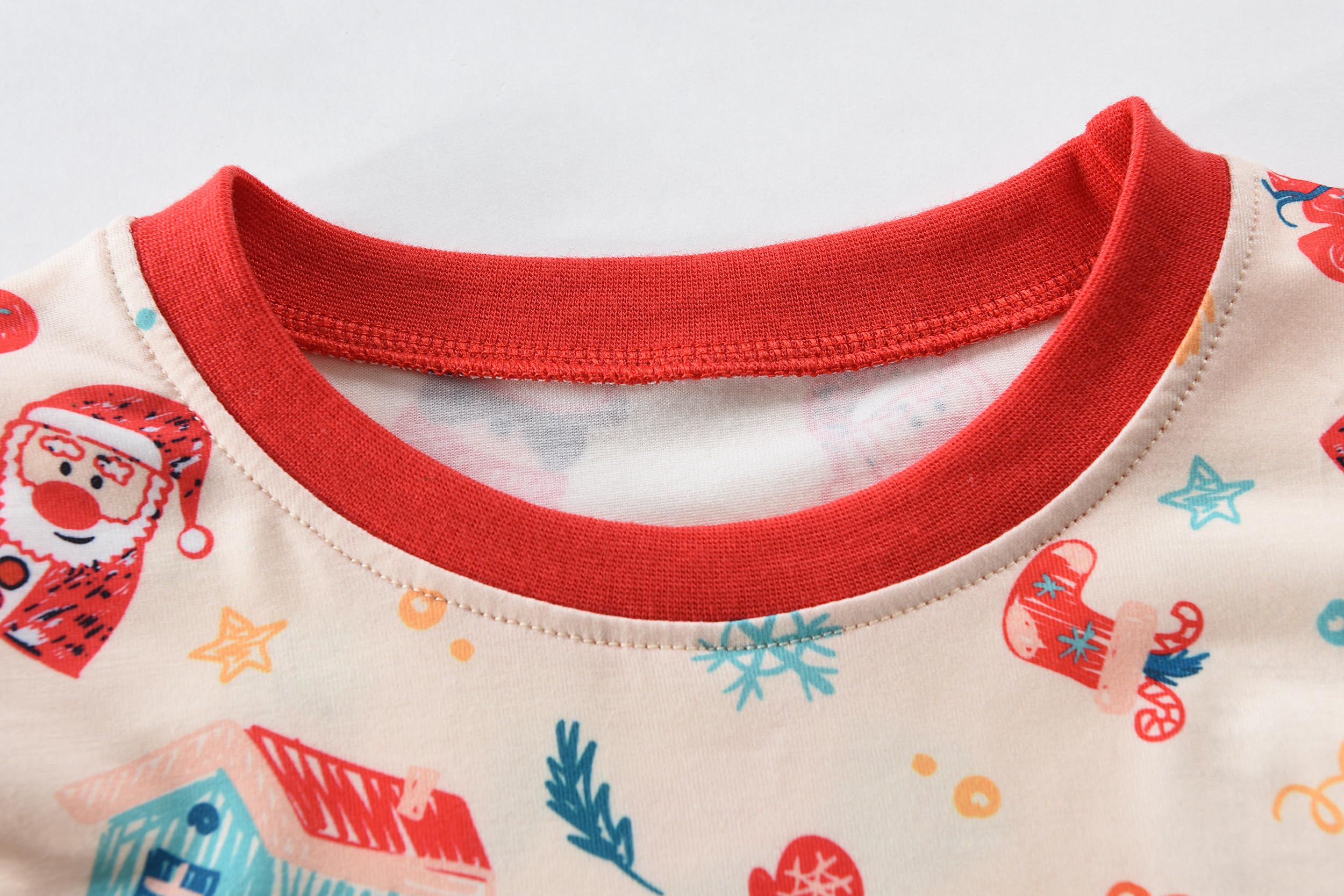 Little Hand Toddler Girls Pajama Cute Dinosaur Pjs Strawbeery Jammies Kids Kitty Cat 2 Piece Flamingo Sleepwear Sets Age 2-7 - Image 4