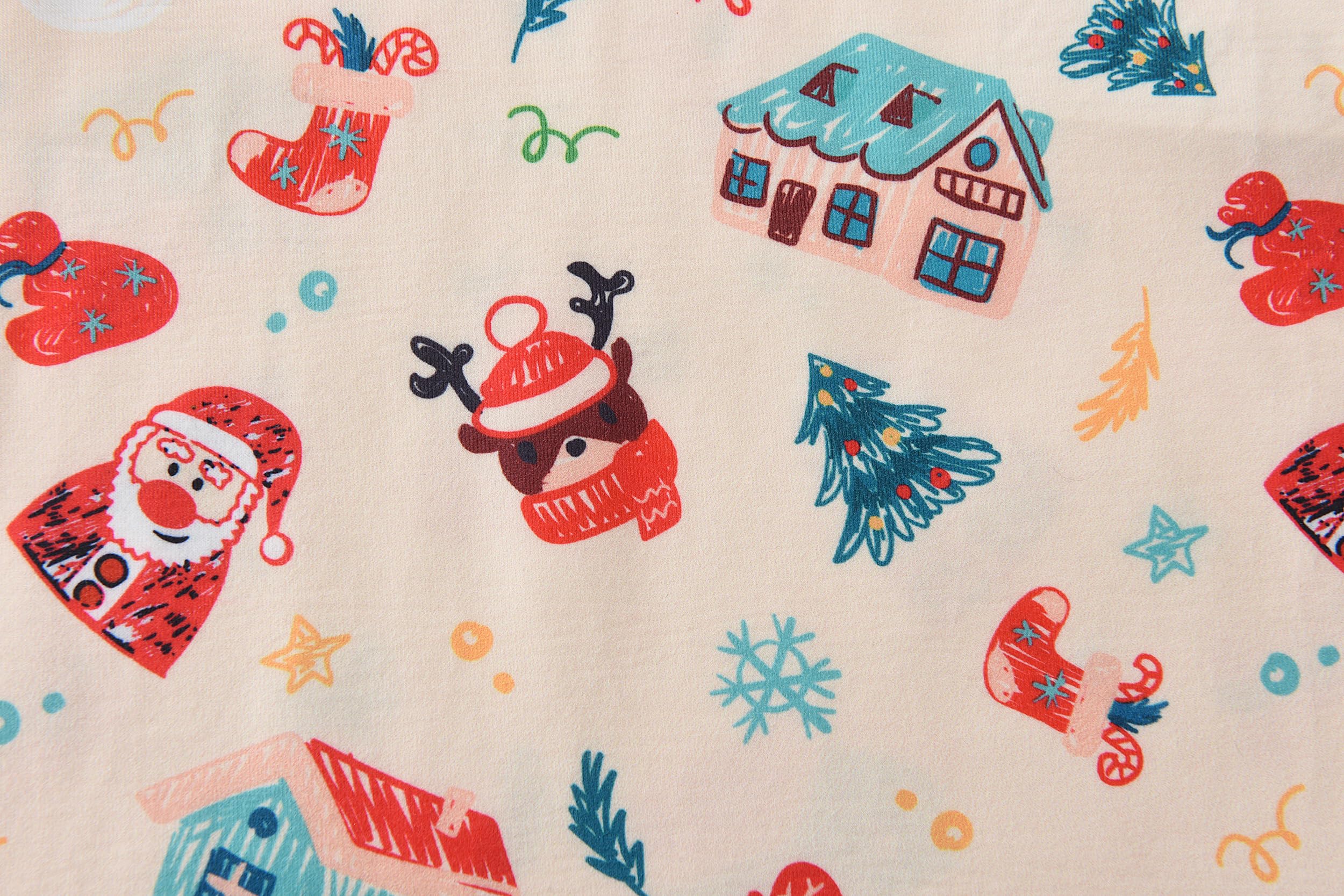 Little Hand Toddler Girls Pajama Cute Dinosaur Pjs Strawbeery Jammies Kids Kitty Cat 2 Piece Flamingo Sleepwear Sets Age 2-7 - Image 5