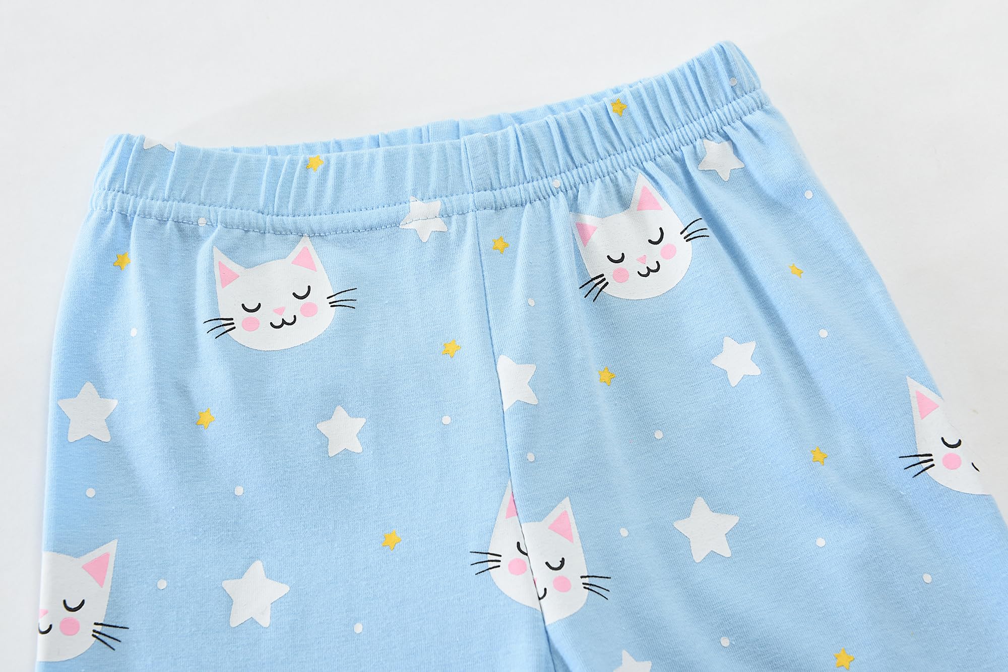 Little Hand Toddler Girls Pajamas Mermaid Cotton Pjs Jammies Fall Winter Long Sleeve Sleepwear Sets for Size 2-7T - Image 5