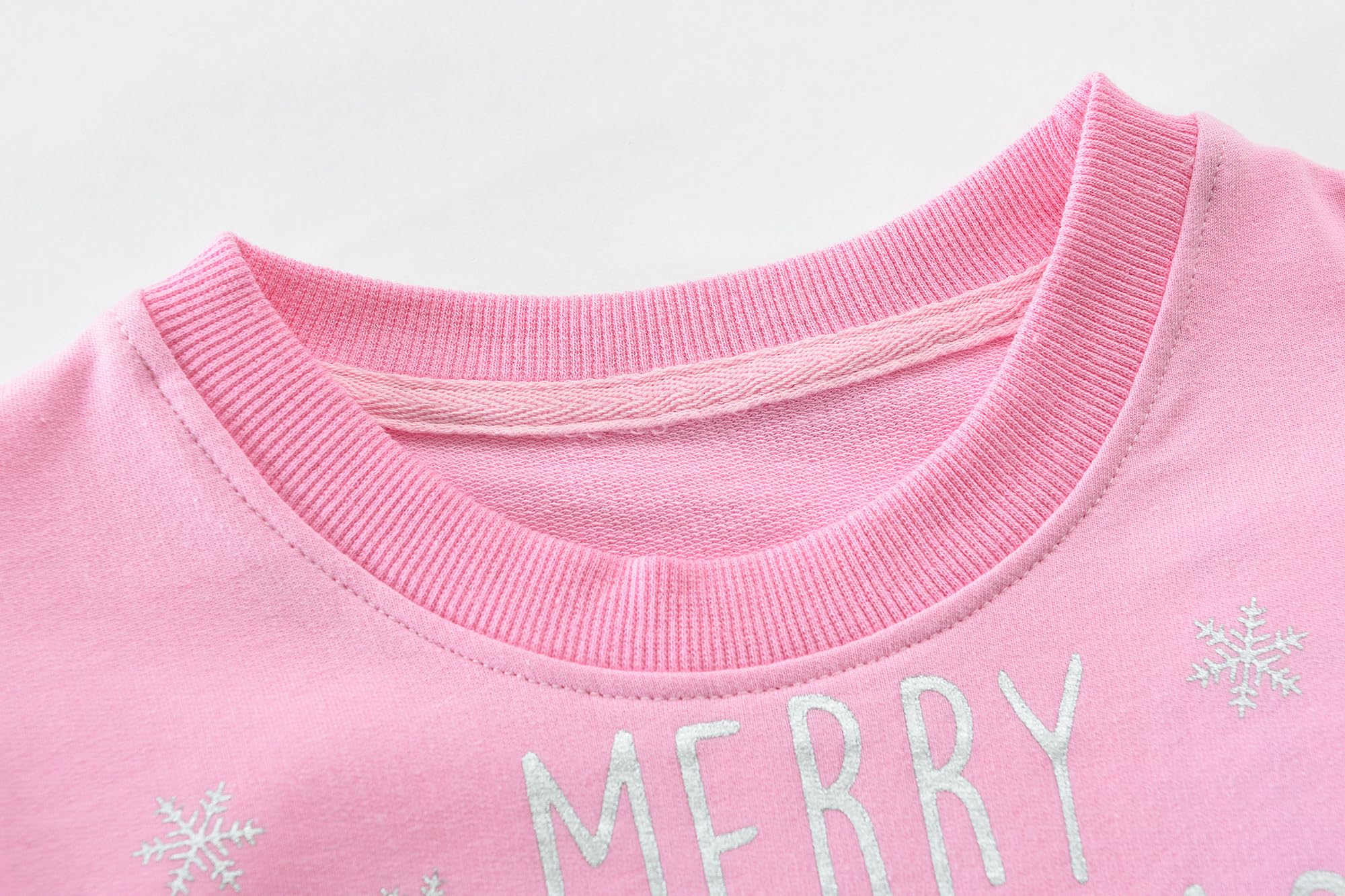 Little Hand Toddler Girls Sweatshirts Crewneck Hoodies Long Sleeve Collage T Shirts Kids Pullover Tops - Image 3