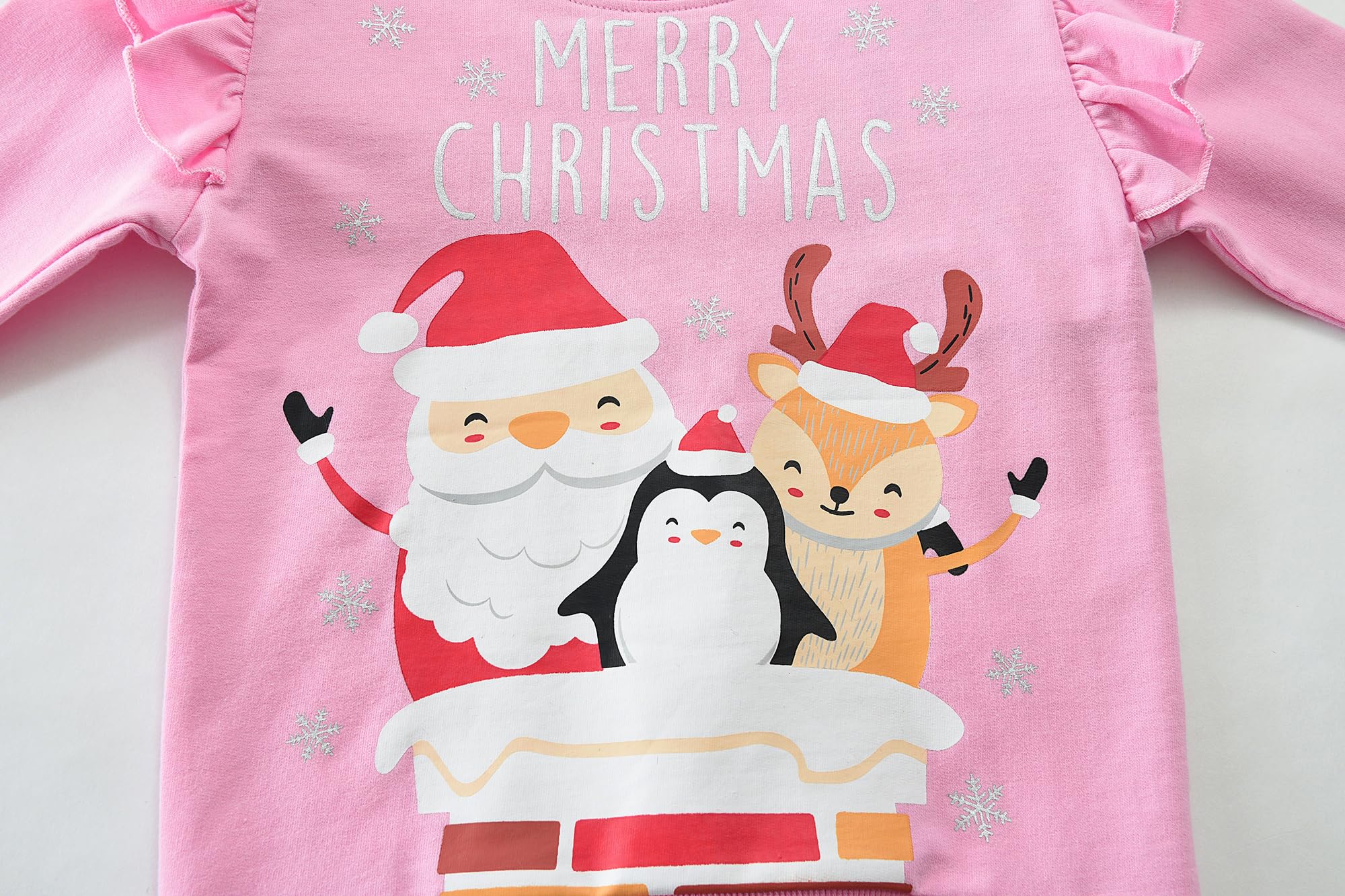 Little Hand Toddler Girls Sweatshirts Crewneck Hoodies Long Sleeve Collage T Shirts Kids Pullover Tops - Image 4