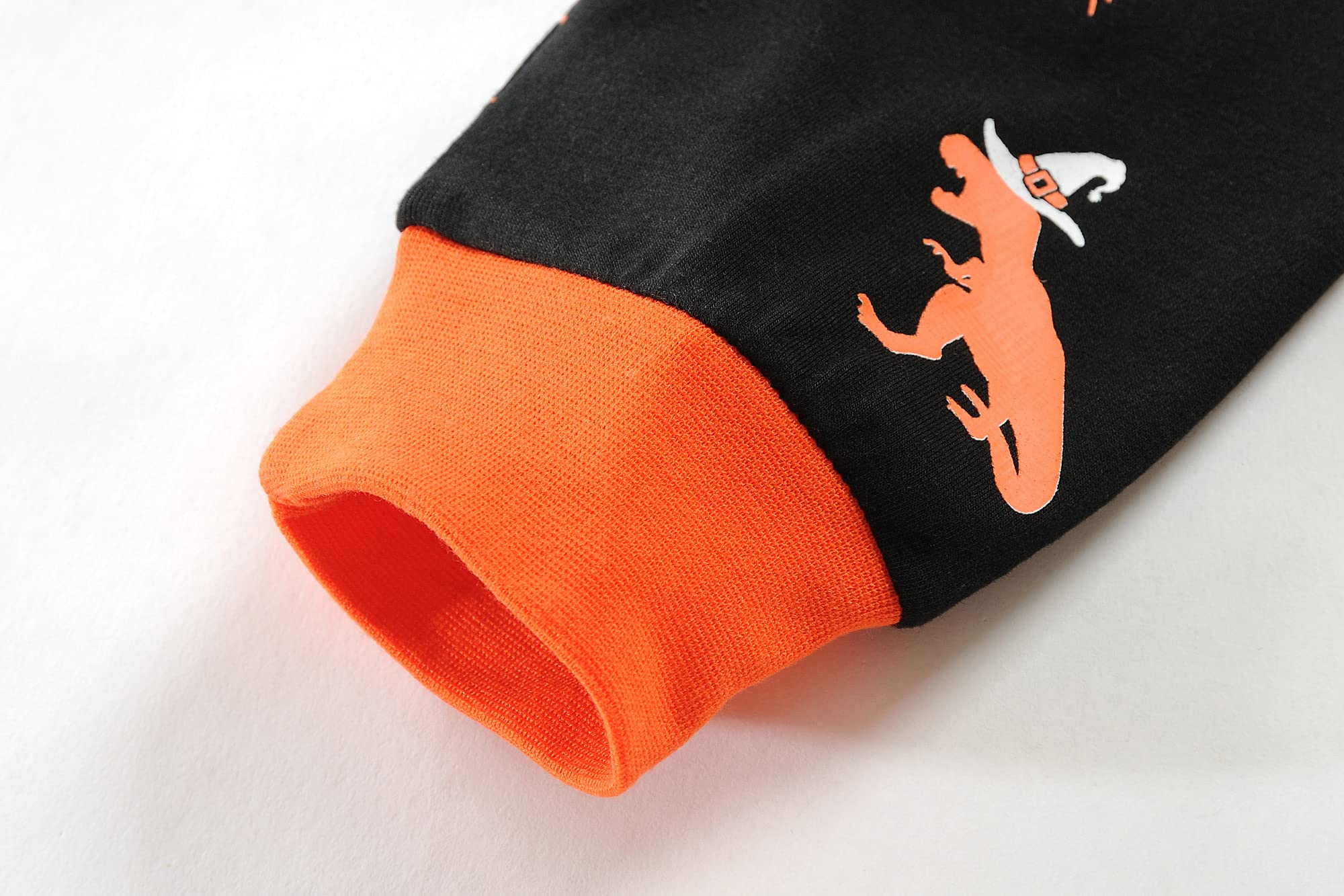 Little Hand Toddler Pajamas Boys Glow in The Dark Skeleton Candy Pjs Dinosaur Sleepwear Kids Halloween Clothes 2-10 Years - Image 7